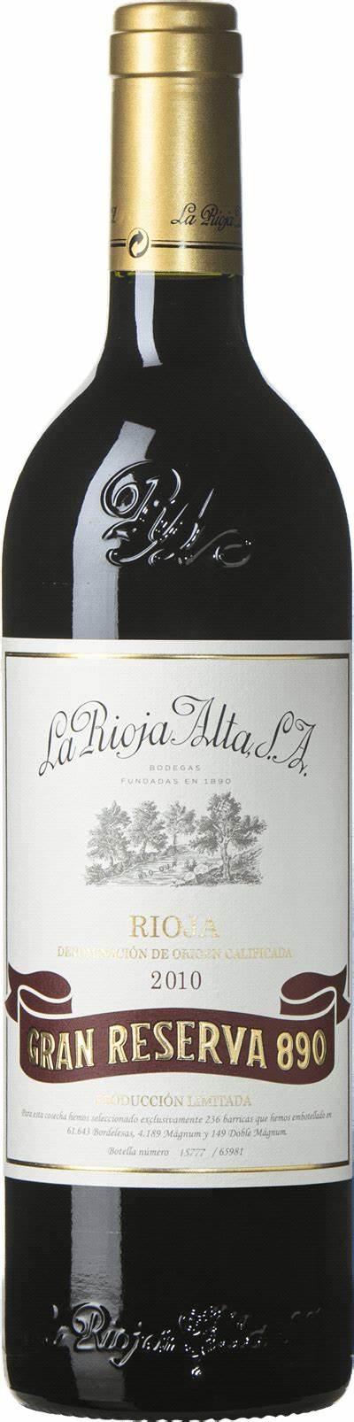 La Rioja Alta S.A. Gran Reserva 890